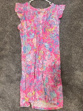 Lilly Pulitzer Pink Multicolor Floral Blouse